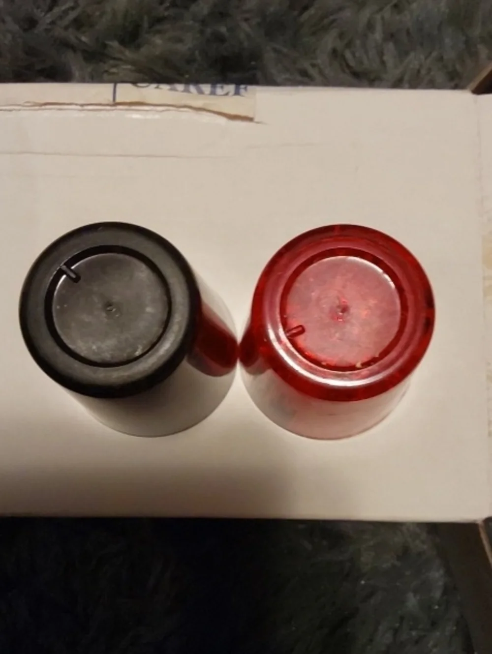 Fireball Red Shot Glass & Black Dragon Set